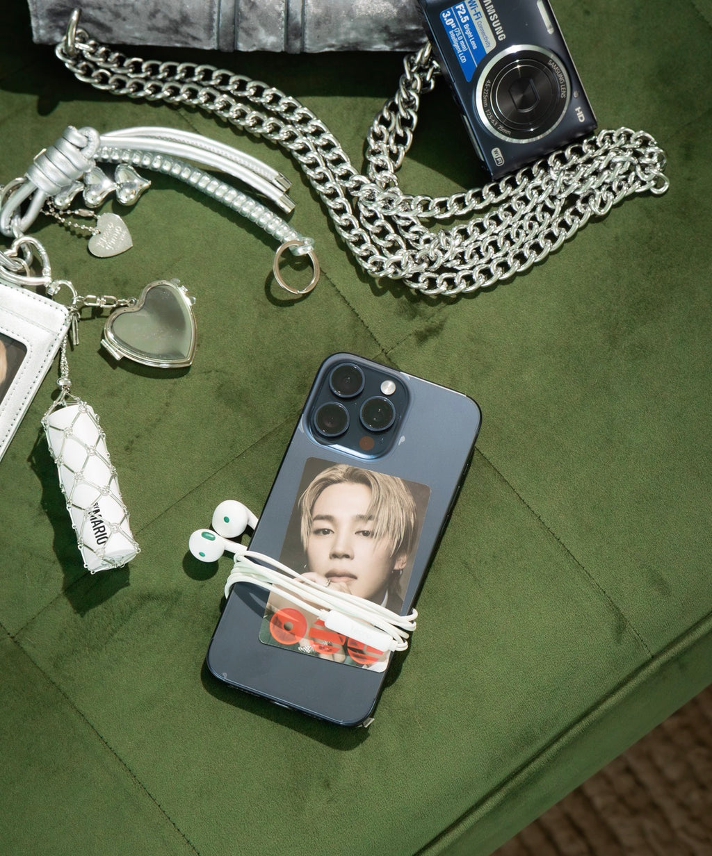 BTS JIMIN - PHOTOCARD AND LIPGLOSS HOLDER KEYCHAIN