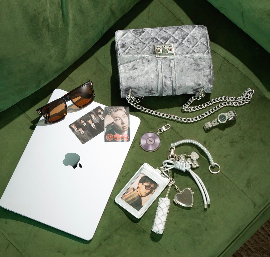 BTS RM - PHOTOCARD AND LIPGLOSS HOLDER KEYCHAIN