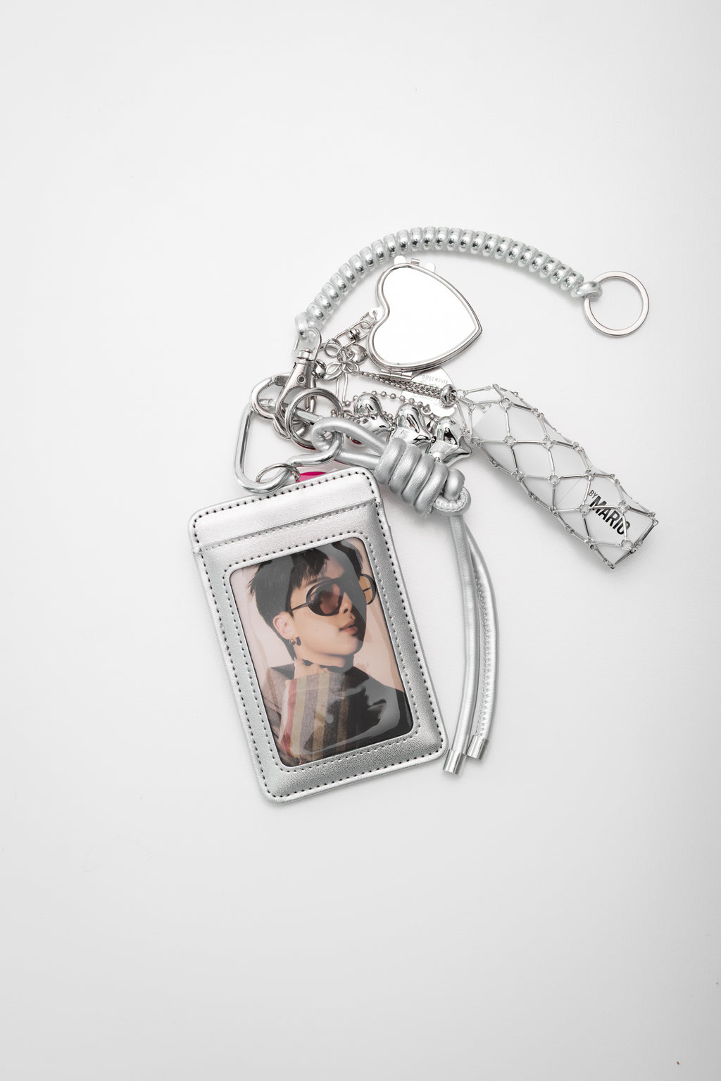 BTS RM - PHOTOCARD AND LIPGLOSS HOLDER KEYCHAIN