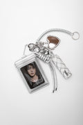 BTS JIN - PHOTOCARD AND LIPGLOSS HOLDER KEYCHAIN