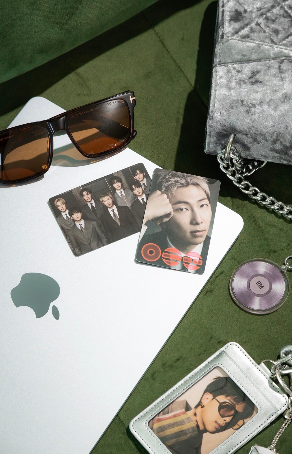 BTS RM - PHOTOCARD AND LIPGLOSS HOLDER KEYCHAIN